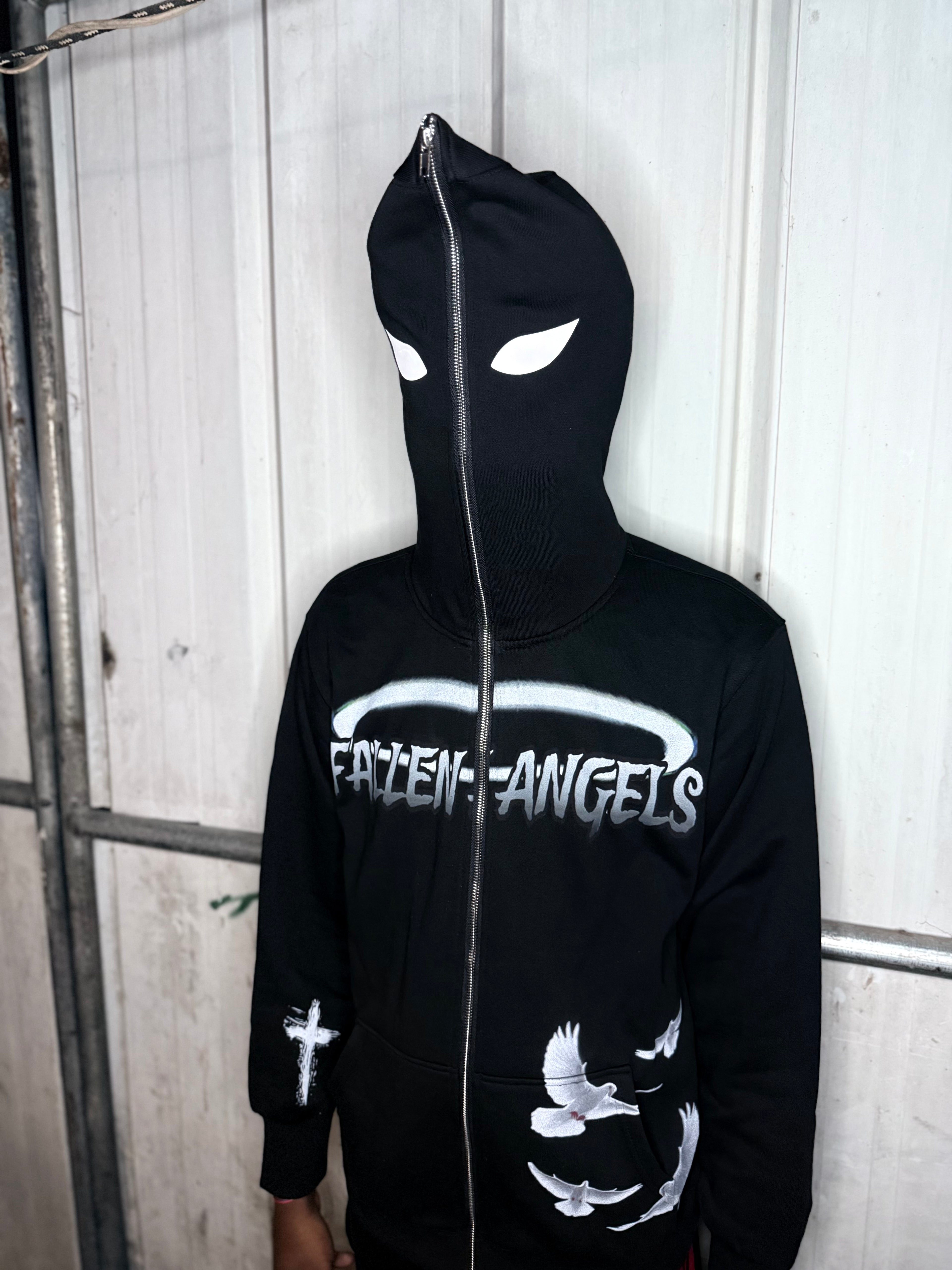 Fallen Angels Full-Zip Satin Lined Hoodie